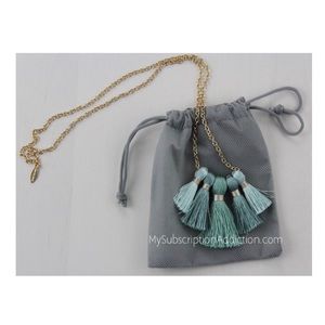 Miss Ivy Pearl Mini Tassels Necklace